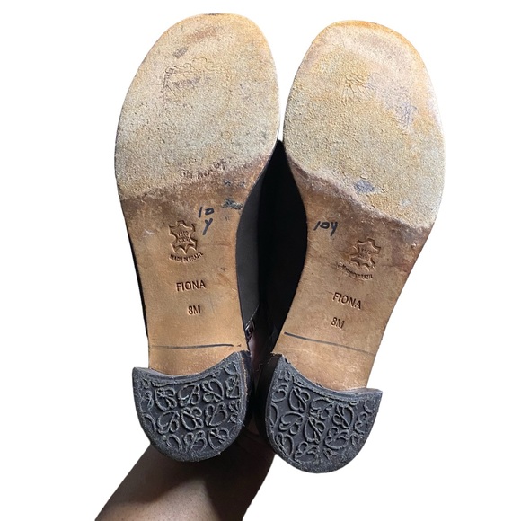 Brighton Women's Dark Brown Fiona Embroidered Bohemian Clog Mules - Picture 7 of 7